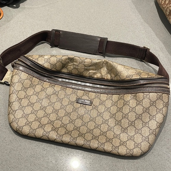 Gucci Handbags - Gucci monogram GG large bum bag